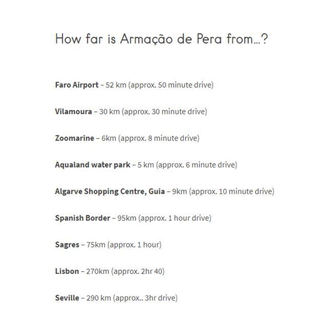 Mar & Serra Armacao De Pera Ngoại thất bức ảnh